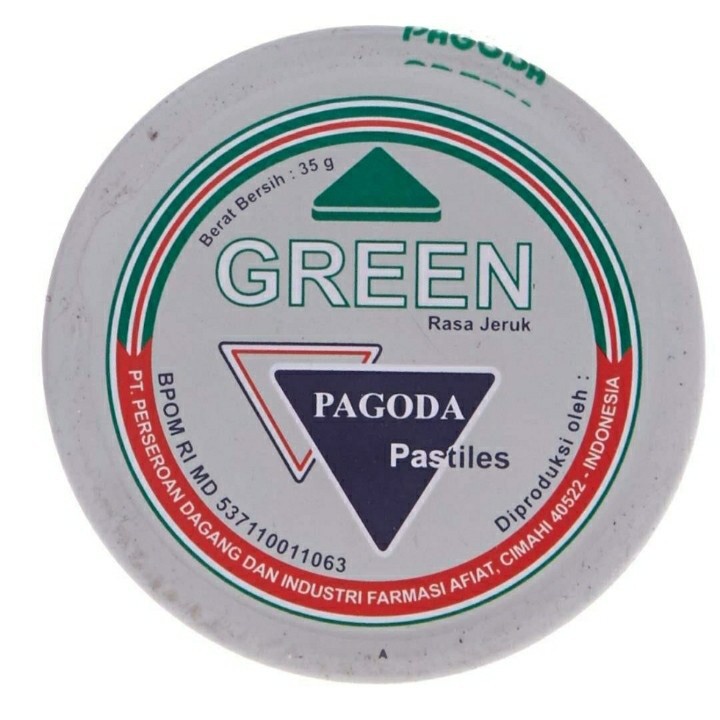 

PAGODA PASTILES GREEN RASA JERUK 35gr