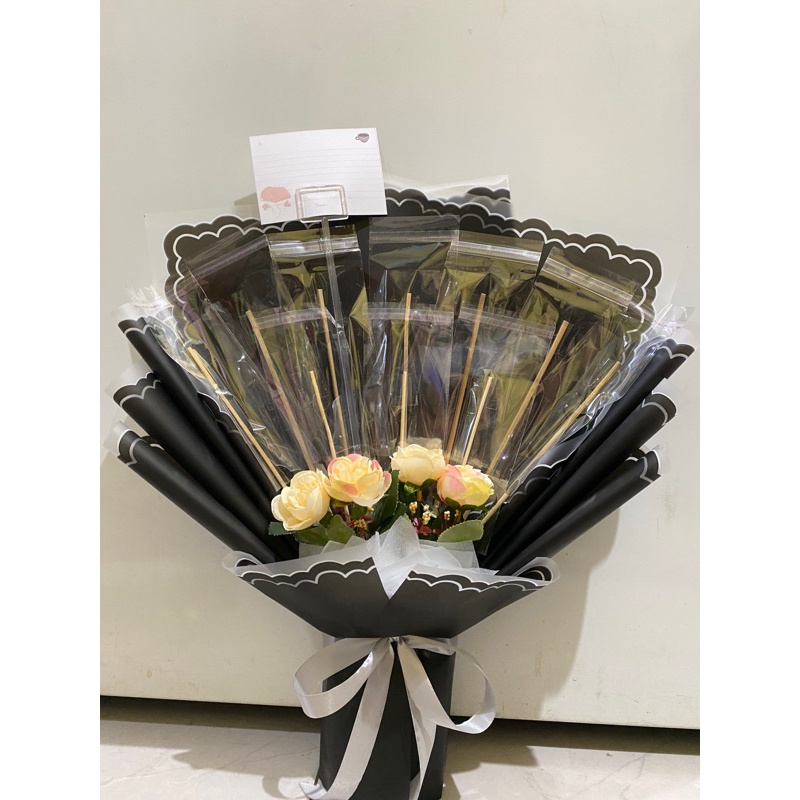 

Buket Uang dan Barang Kosong Renda