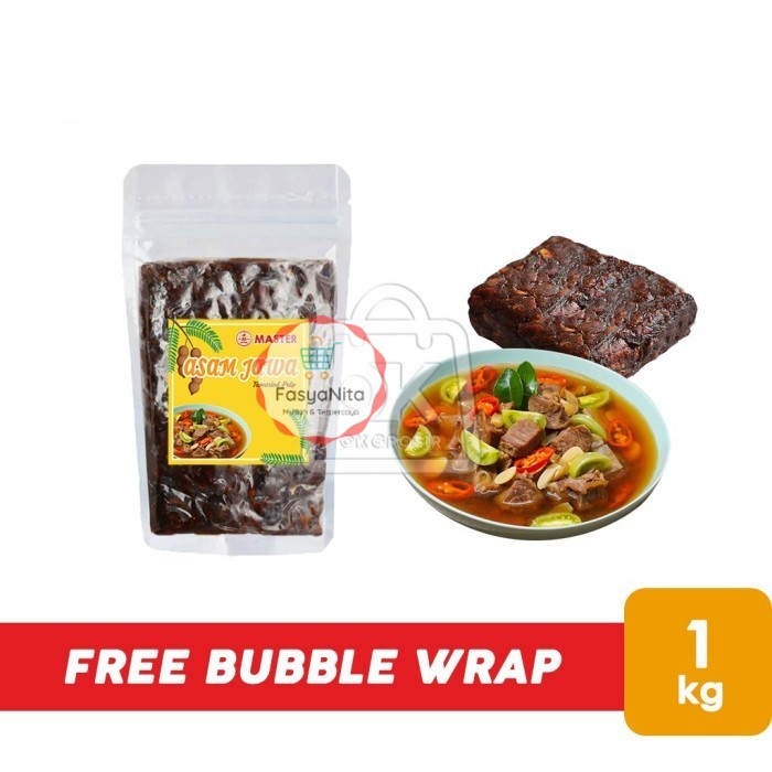 

Asem Jawa / Asem Daging / Asam Tamarind Pulp (1 kg) - FasyAnita Mart Denpasar