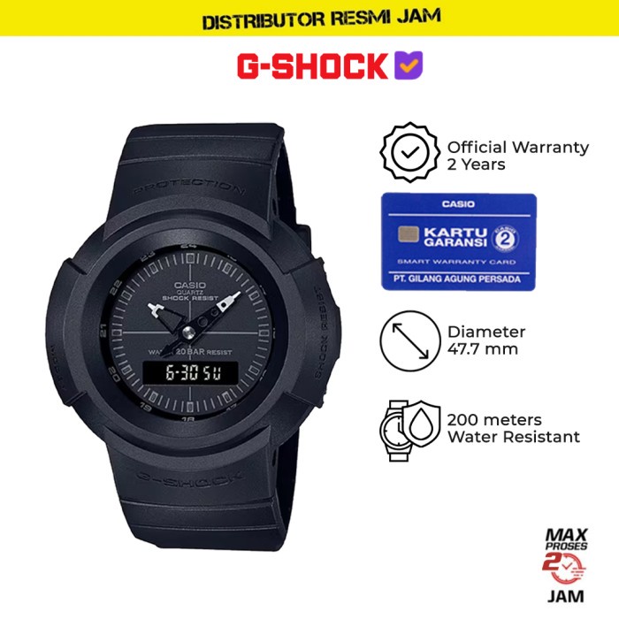 GShock AW-500BB-1EDR AW-500 AW500BB AW500 Garansi Resmi 2 Tahun