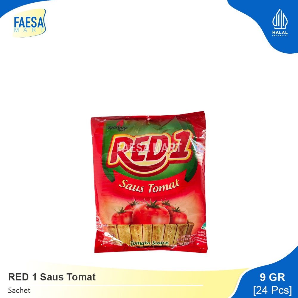 

RED 1 Saus Tomat Sachet 9gr (24 Pcs)