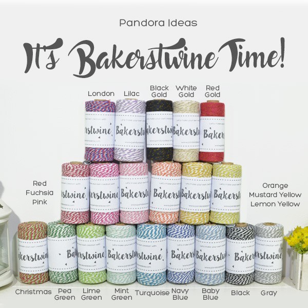 

Bakers Twine 12ply 100yard | Bakerstwine Tali Souvenir Craft Kado - Navy Blue