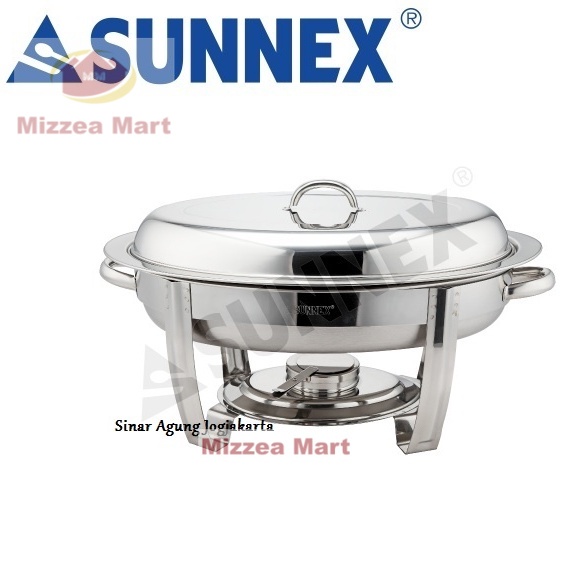 MizzeaMart PEMANAS SUNNEX CHAFING DISH OVAL 5.5 LTR