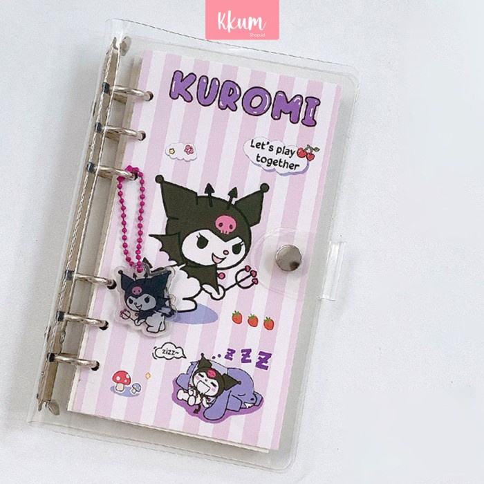 

Binder A6 ring sanrio cute/ Notebook buku catatan lucu journaling - Melody