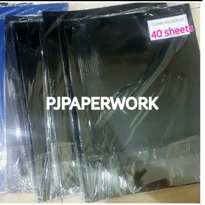 

Almy Clear holder A3 40 pocket potrait FELIX /display book jual murah
