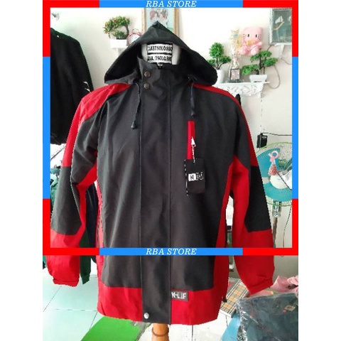 PROMO TERMURAH JAKET PRIA BAHAN TASLAN ANTI AIR OUTDOOR TASLAN WATERPROOF JAKET GUNUNG JAKET HIKING 