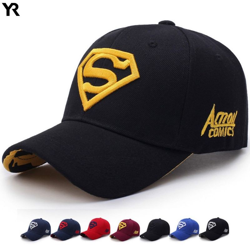[TERLARIS] Topi Superman Premium Topi Baseball Dewasa Terlaris Topi Distro Unisex Original