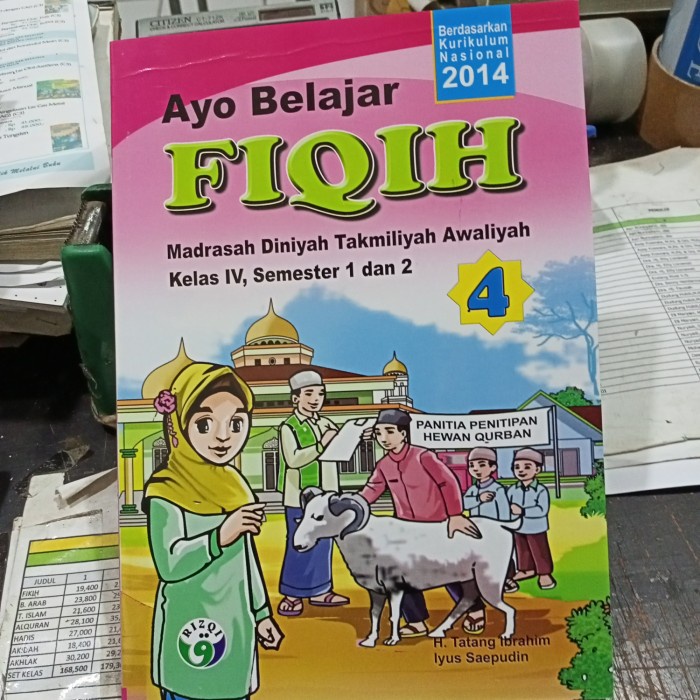 buku ayo belajar fiqih kelas 4 mdta
