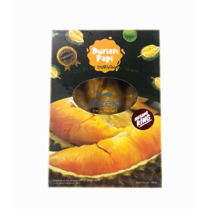 

Durian Papi Musang King Frozen [400 gr]