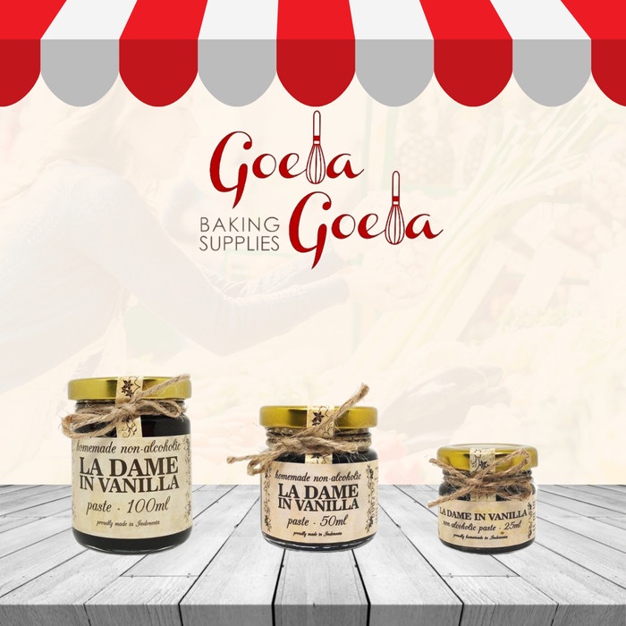 

JKL0182 Vanilla Extract dan Pasta Vanilla La Dame - Vanila ext 25ml