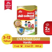 

Morinaga Chil School Gold Vanilla 400gr - Susu Pertumbuhan Anak