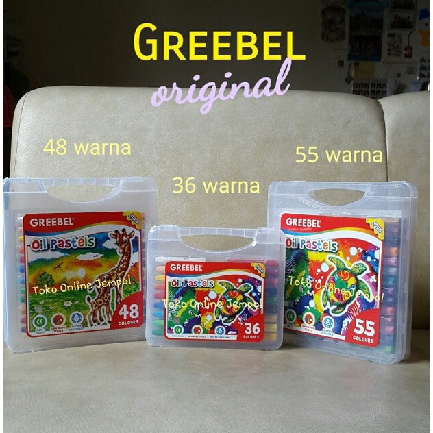 

ATK51 isi 36 Transparant Greebel Oil Pastel PP Crayon krayon grebel