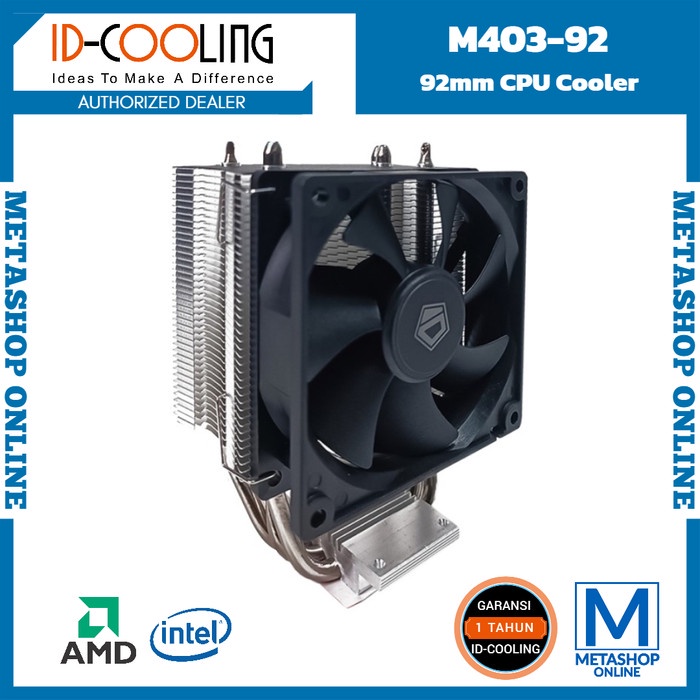 ID-COOLING M403-92 CPU HSF Cooler Fan Kipas (Intel/AMD) (BULK PACKAGE)