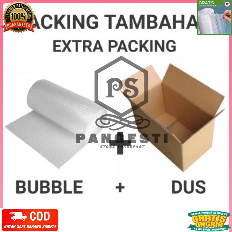 

KARDUS PACKING TAMBAHAN + BUBBLE WRAP GARANSI