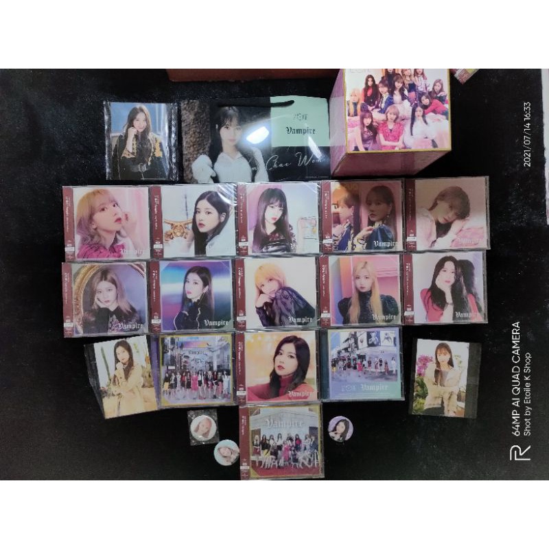 IZ*ONE IZONE - Vampire Single Album CD-BOX All Member Cover edition