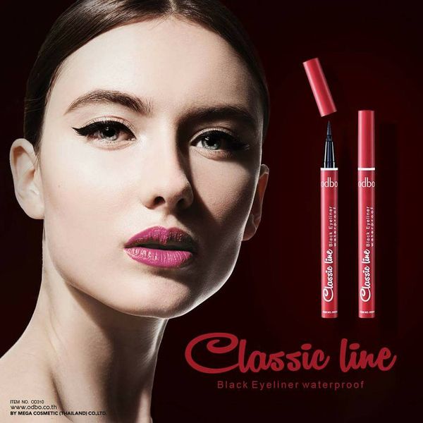 [TERMURAH] Ready ODBO Black Eyeliner Classic Line Waterproof ORIGINAL THAILAND