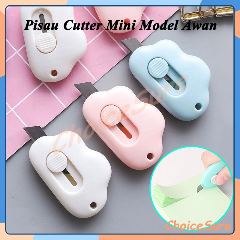 

Pisau Awan Portabel / Cutter Mini Bentuk Awan / Mini Cutter Cloud Shape / Pisau Cutter Mini Model Awan