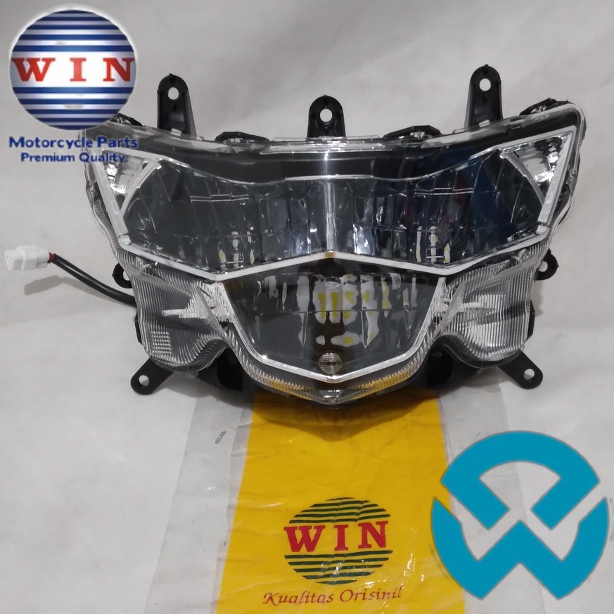 Lampu Depan Mio Soul GT 125 Blue Core + LED 2015 2016 2017 2018 WIN | reflektor headlamp WIN | head 