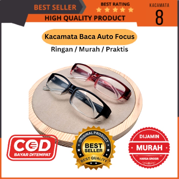 kacamata baca plus auto fokus one power grosir pria wanita