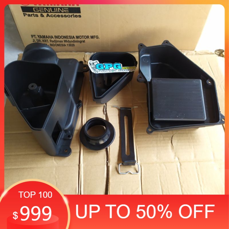 [COD] BOX FILTER UDARA DUDUKAN WADAH TEMPAT AKI 5 BAGIAN RX KING SET KARET FILTER KARET AKI