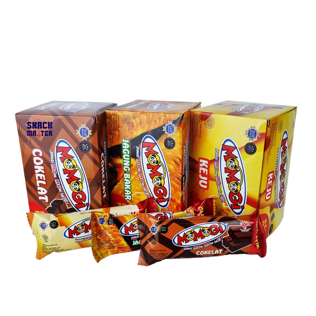 

Momogi Stick Snack Extrudat LONG - Isi 10 bks.