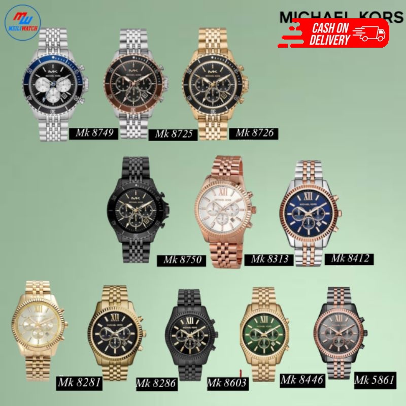 (COD) Jam Tangan Michael kors Pria [MK 8749][Mk 8725][Mk 8726][MK 8750][Mk 8313][Mk 8412][Mk 8281][ 