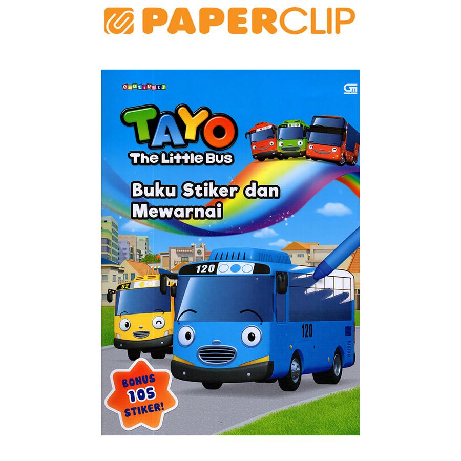 TAYO THE LITTLE BUS : BUKU STIKER & MEWARNAI