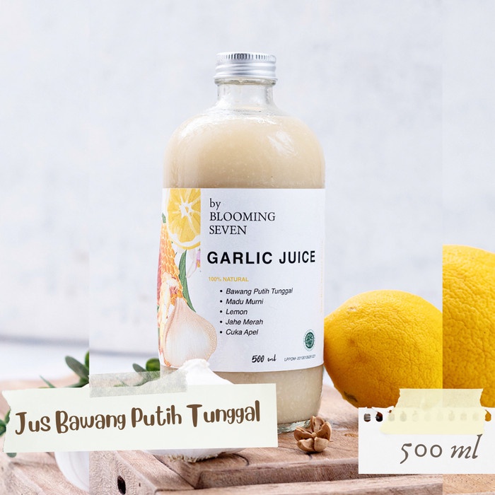 

[Big Sale] Jus Bawang Putih Tunggal Jahe Lemon Madu / Garlic Juice - 500 ml