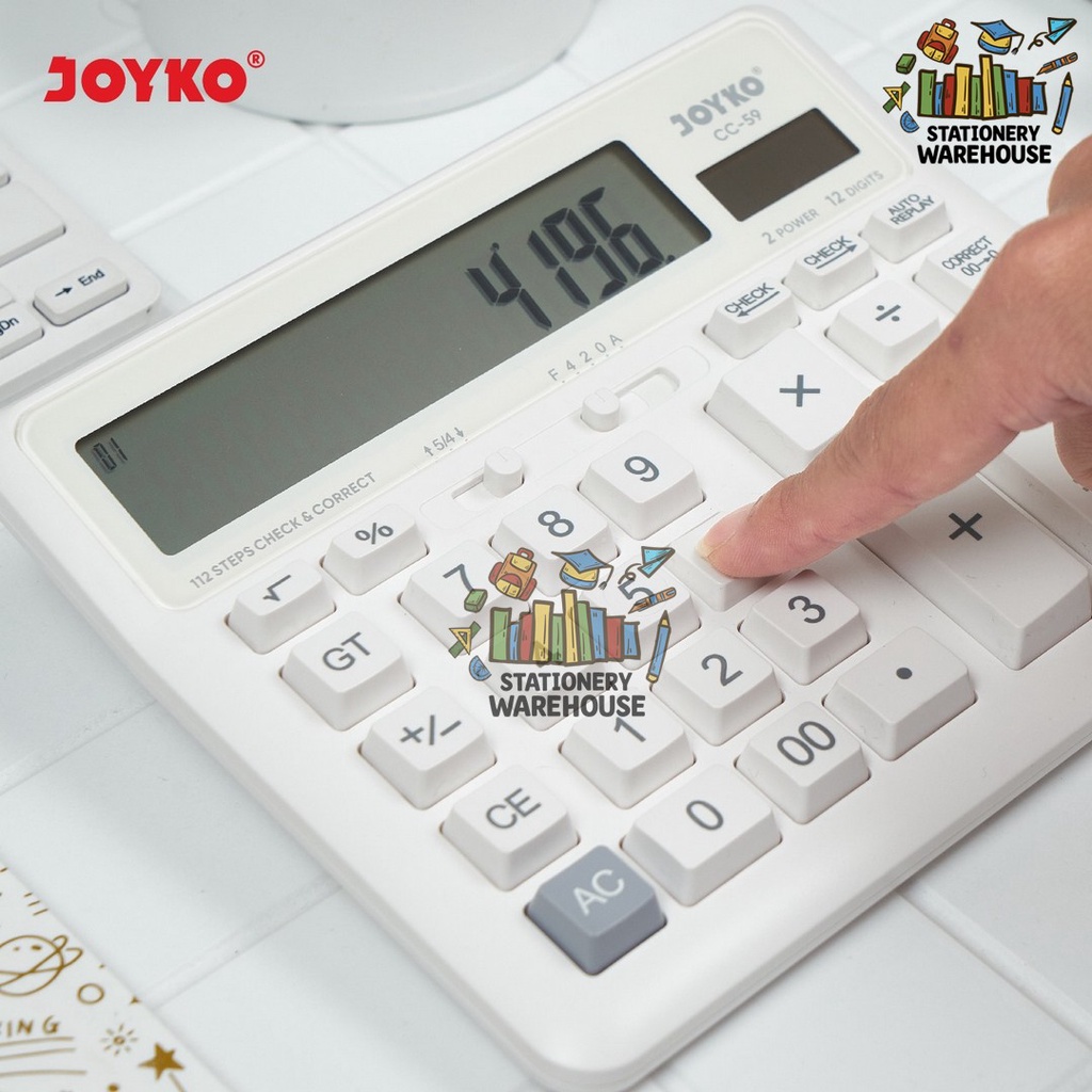 

RB Calculator Kalkulator Joyko CC-59 12 Digits Check Correct