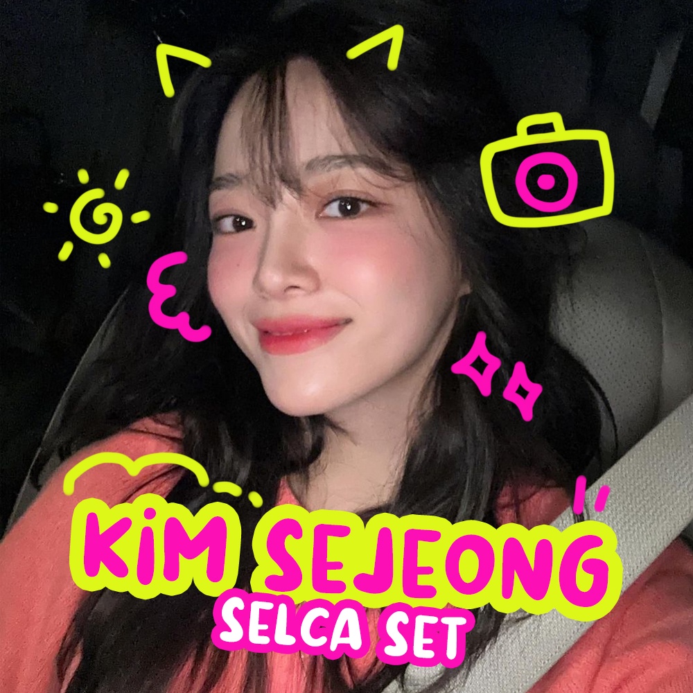 (2 SISI) Kim Sejeong - Selca Set Fanmade Photocard