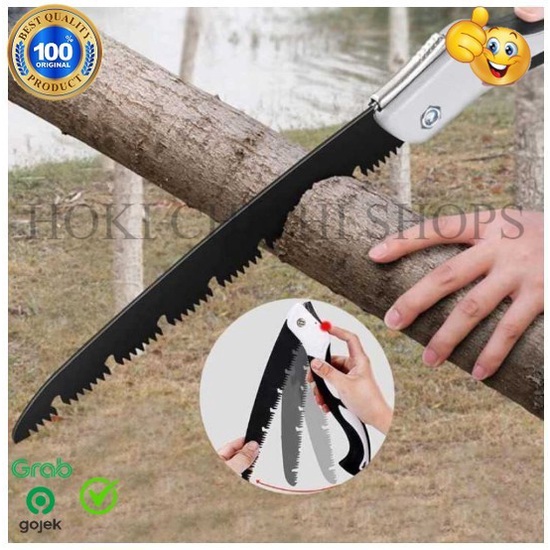Gergaji Lipat Pohon Dahan Kayu Teknologi Baja Jepang Kuat Sangat Tajam ORIGINAL CC