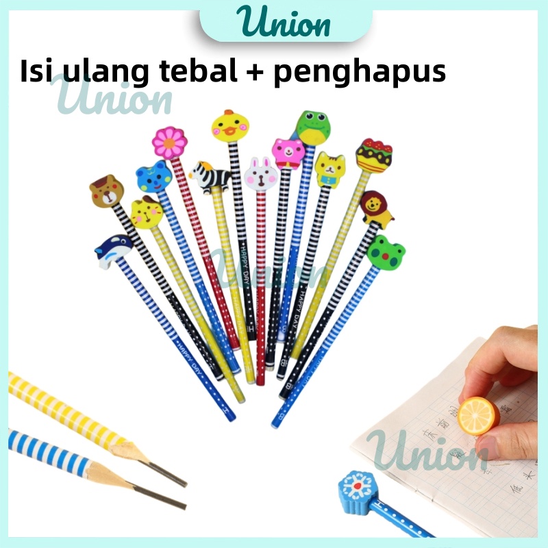 

UM Pensil Karakter Lucu / Pensil + Penghapus /Pensil Fancy/Pensi Ada Penghapus Karakter Unik Lucu / Pensil Fancy Souvernir