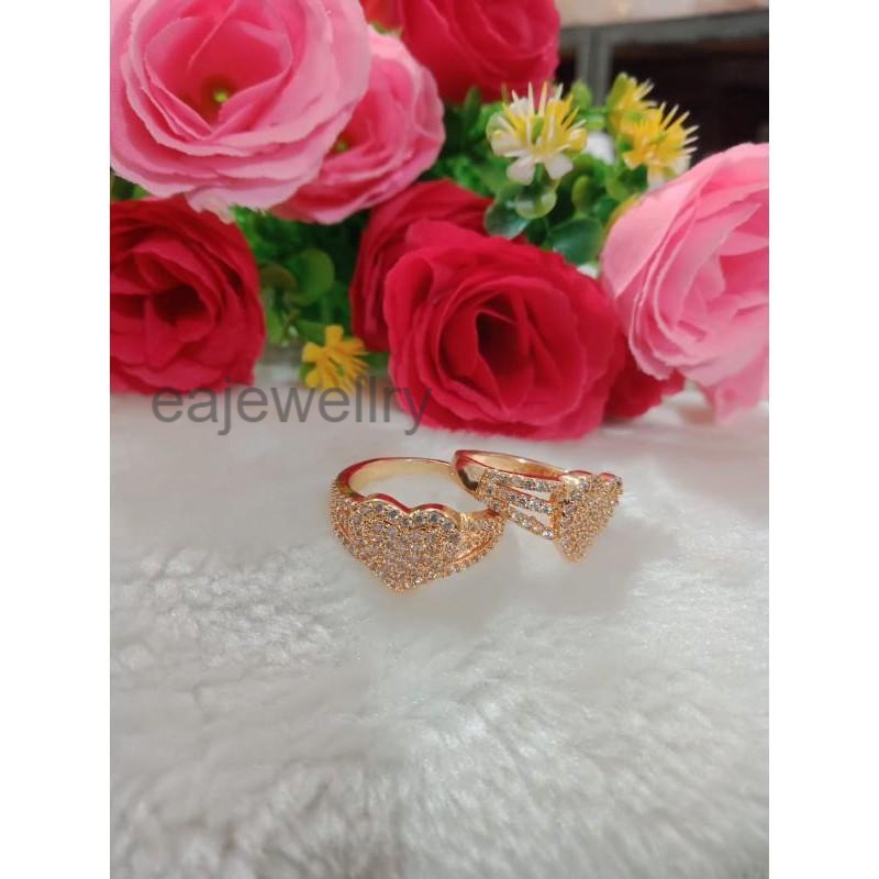 Model cincin emas terbaru 2023 asli 24 karat aman rendah alergi perhiasan titanium