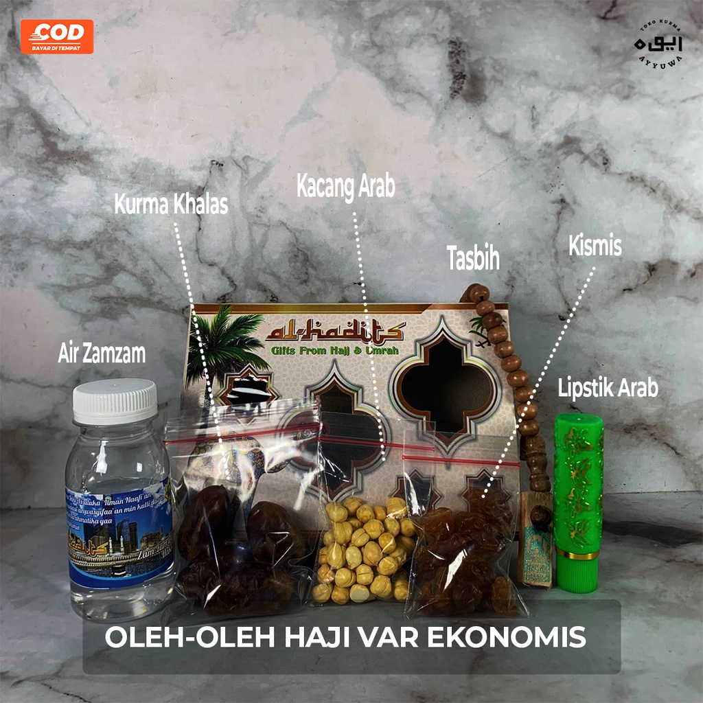 

Paket Oleh Oleh Haji dan Umroh Grosir Murah EKONOMIS plus LIPSTICK