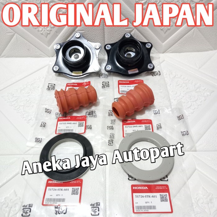 support shock + bearing + karet stopper CRV gen3 gen 3 ori japan