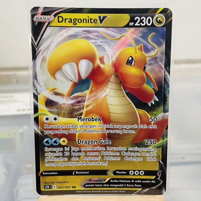 Dragonite V - Kartu pokemon indonesia tcg card
