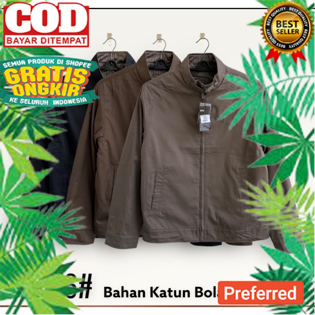 New Arrival ll Jaket Bomber Import Casual Pria Polos Bahan Kanvas Terbaru ll Jacket Trucker Coach Se