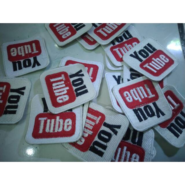Bordir Bordir Emblem patch bordir youtubebisa pesan satuan