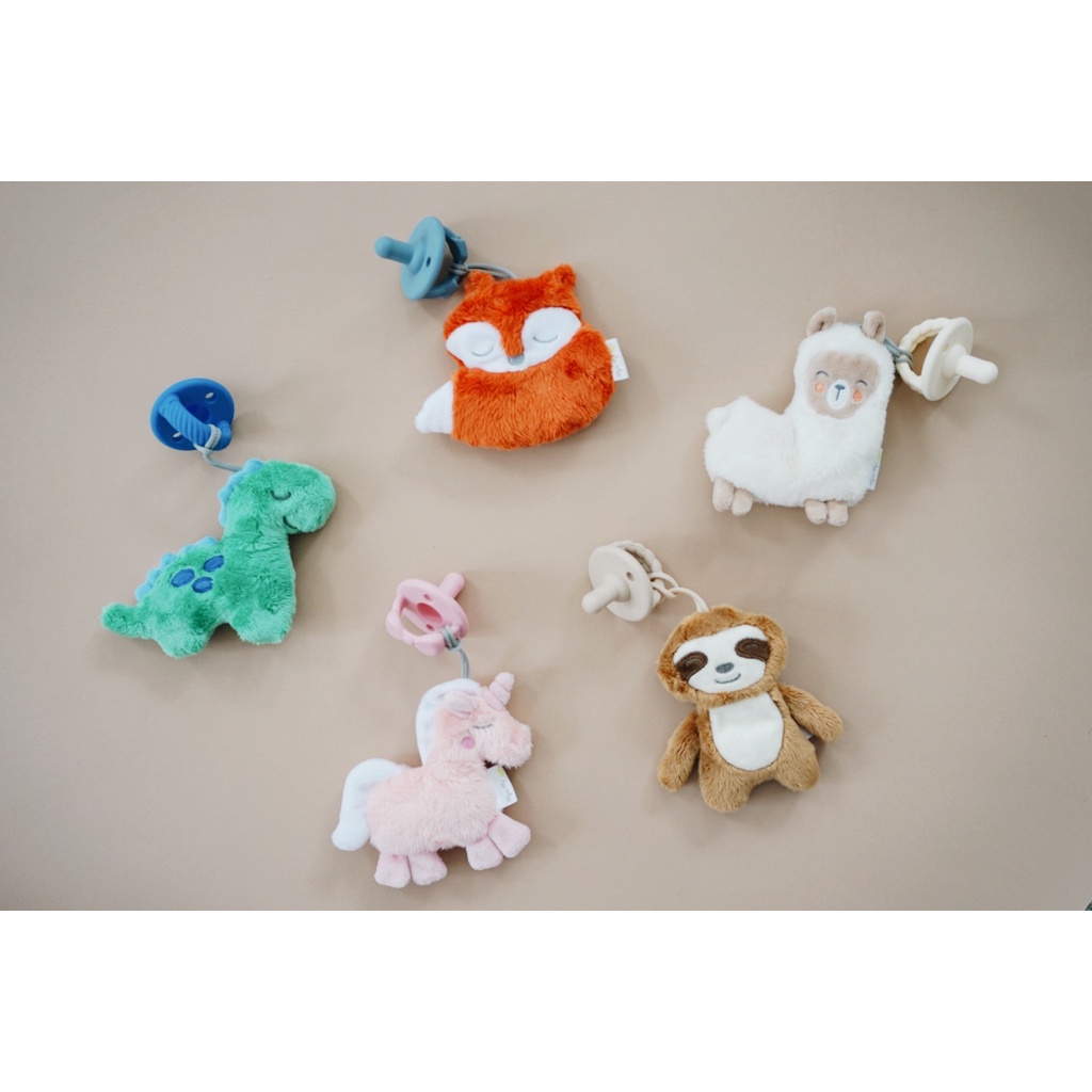 Itzy Ritzy Sweetie Pal Pacifier & Stuffed Animal | Boneka Plush Toy dan Empeng