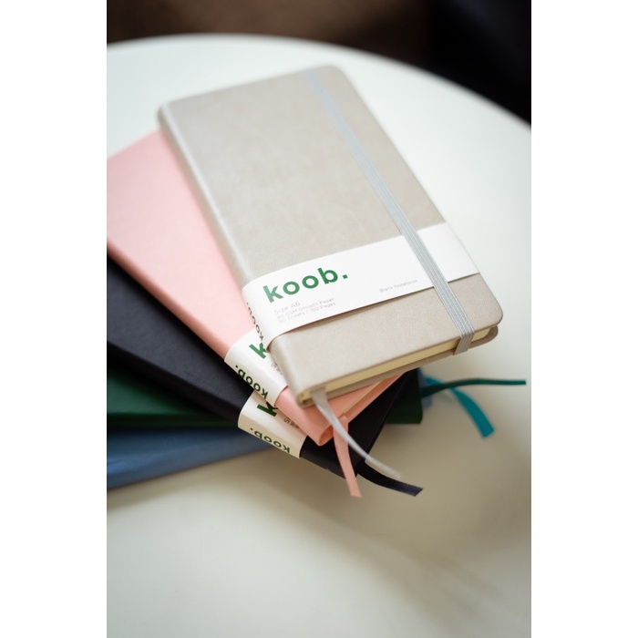 

A601 Koob. Notebook A6+ Buku Tulis Polos / Plain Agenda Jurnal Diary - Hitam
