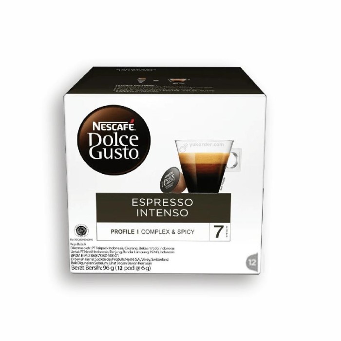 

NESCAFE DOLCE GUSTO KAPSUL ISI 12