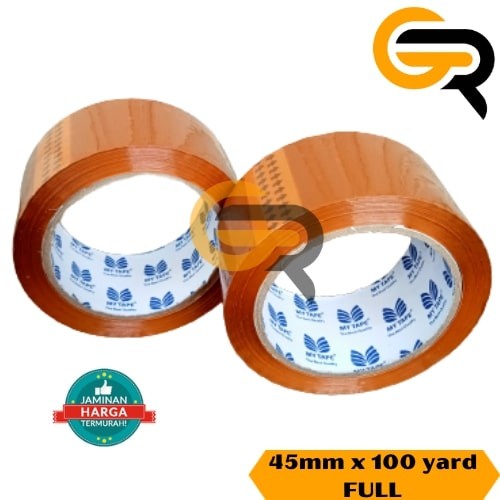 

Lakban Coklat 100yard 45mm 2inch 91meter Lakban Murah Mytape Kualitas Daimaru Gudang Rekat