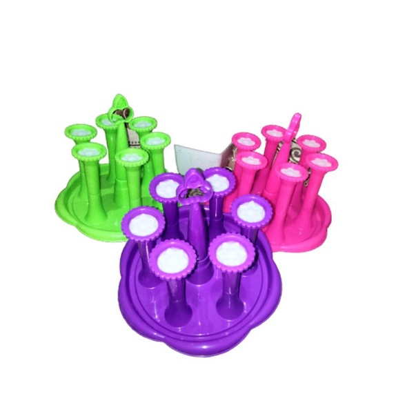 Stand Glass tatakan gelas Daisuki 6 lubang