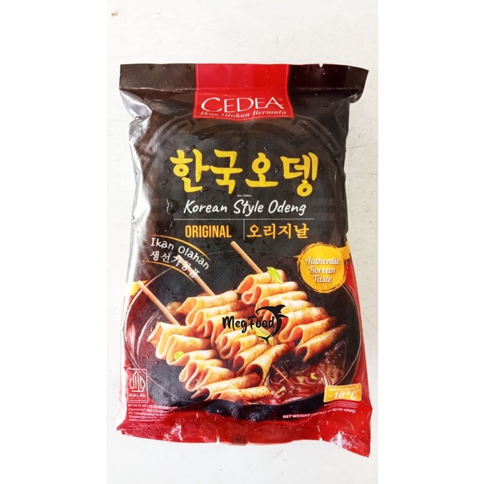 

CEDEA Korean Odeng Eomuk|Korean Fish Cake|Original 480 Gram