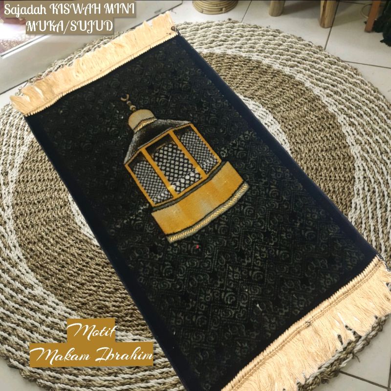 SAJADAH MUKA KISWAH PREMIUM || SEJADAH VELTEKSA MINI SAJADAH SAKU SAJADAH TRAVEL
