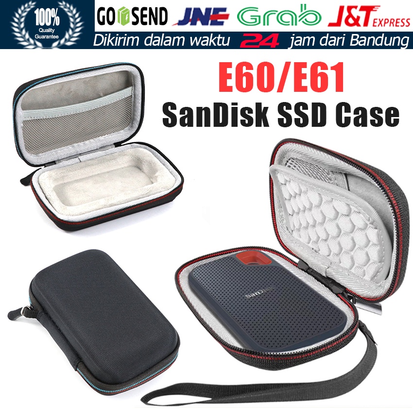 SSD Hardcase Tas Pelindung Tempat Sandisk / Pouch Hard Case SSD Sandisk E60/E61