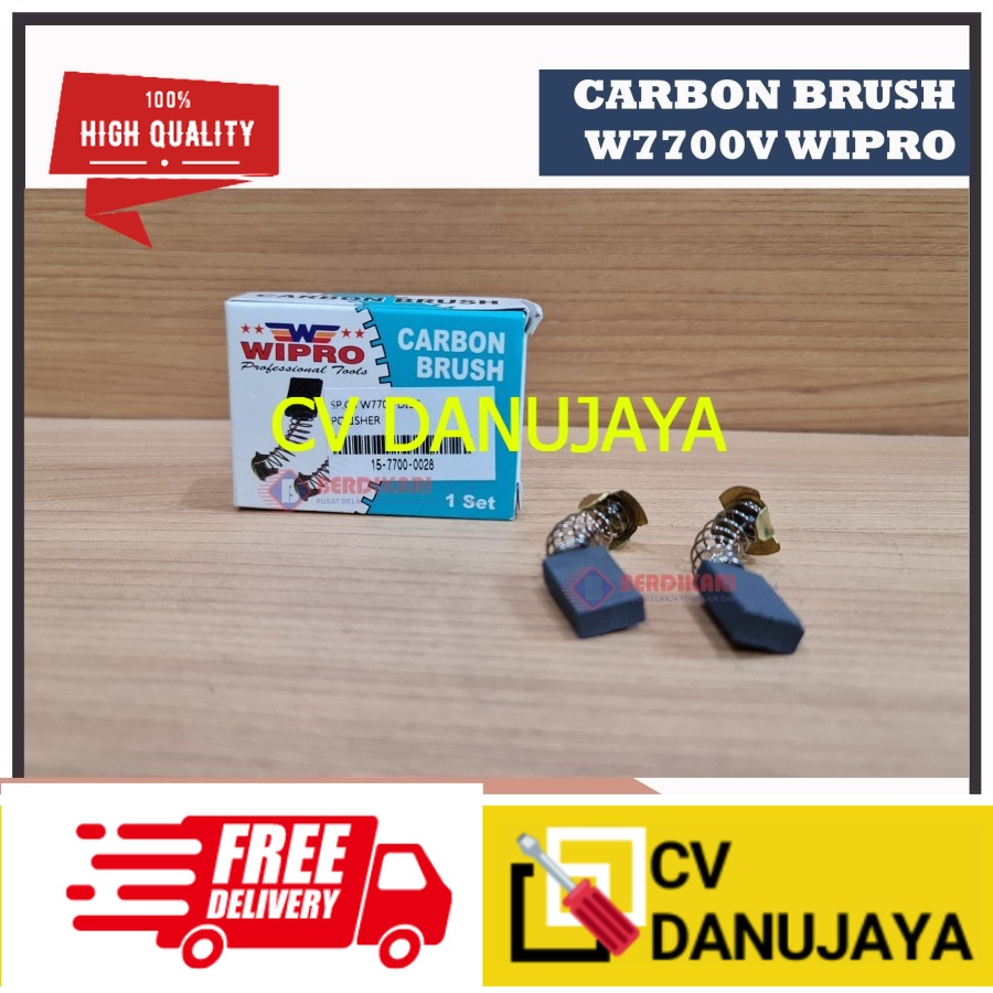 Carbon Brush Arang Sepul Bostel Brostel Polisher W7700V W 7700 W 7700V  W7700 ORIGINAL WIPRO