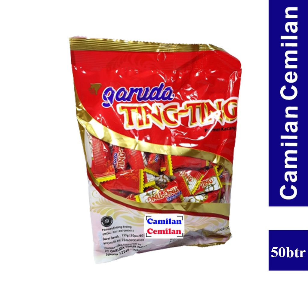 

Garuda Ting Ting Tingting Permen Kacang Isi 50 butir