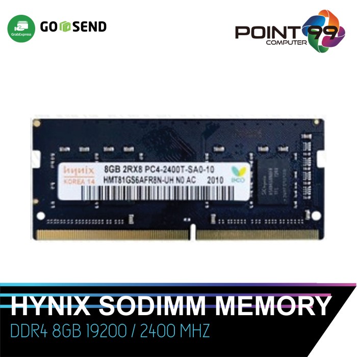RAM HYNIX SODIMM DDR4 8GB 2400MHZ PC 19200 2400 MHZ 8 GB