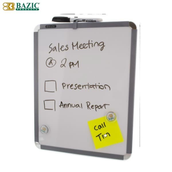 

Bazic Magnetic Dry Erase Board 11"x14" - Papan Tulis Magnet